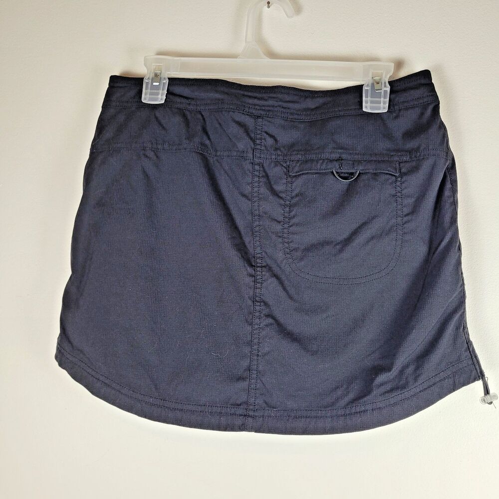 te verde Athletic Black Skort S Built-in Shorts Zipper Pocket Nylon Spandex Golf - Picture 2 of 10